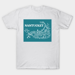 Nantucket Map T-Shirt